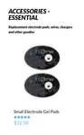 HiDow Small Electrode Gel Pads for TENS/EMS/Microcurrent Electrotherapy Devices -  TrueStim BC Pain Relief Devices