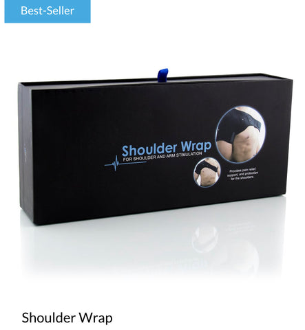 HiDow Shoulder Wrap Accessory NON-LATEX for TENS/EMS/Microcurrent Electrotherapy Devices with conductor spray -  TrueStim BC Pain Relief Devices